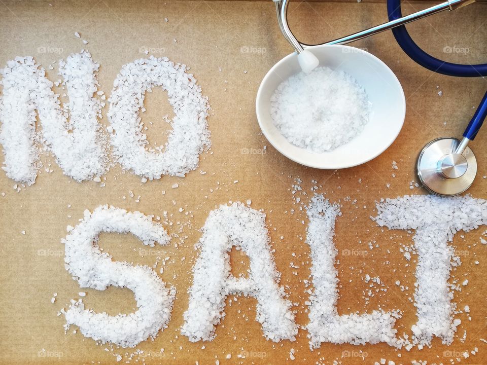 Reduce salt from the diet