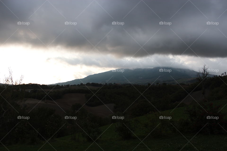 Stormy landscape