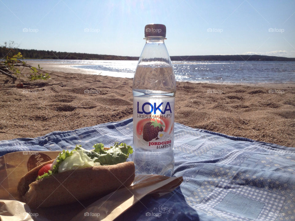 beach sweden water sandwich by karin2