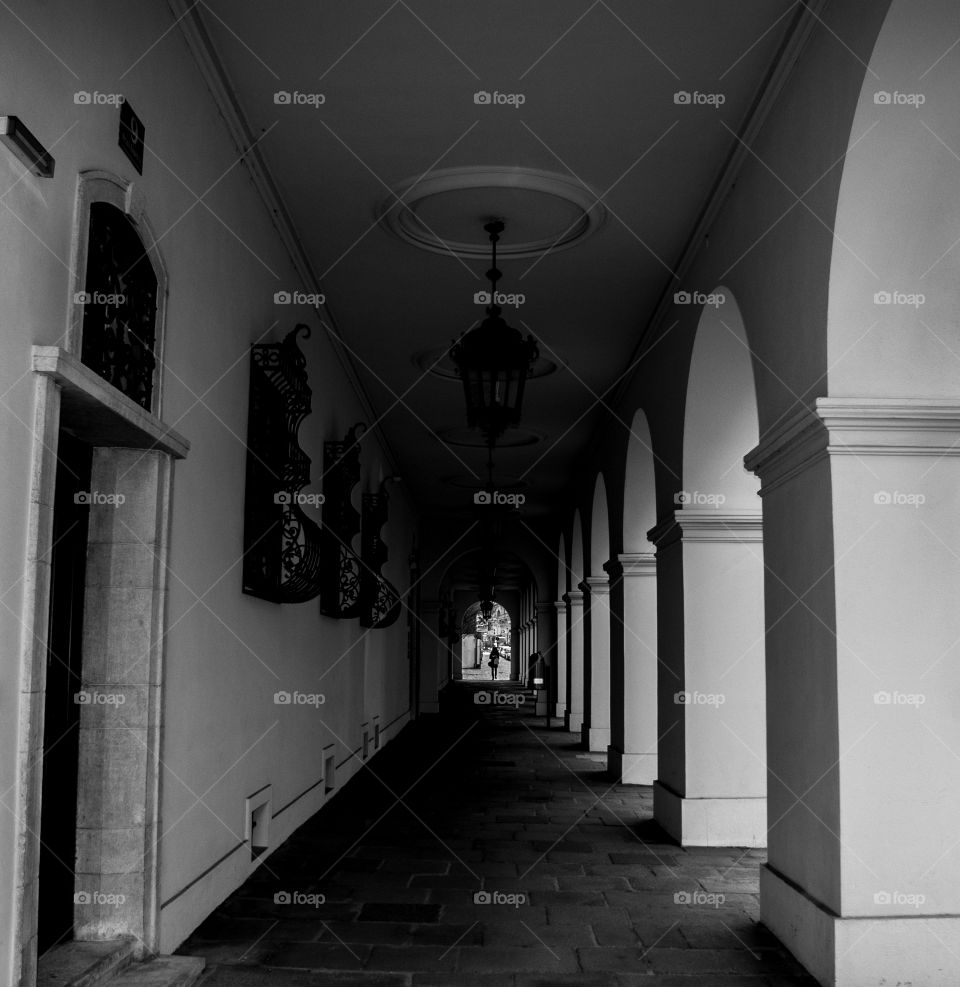View of a empty corridor