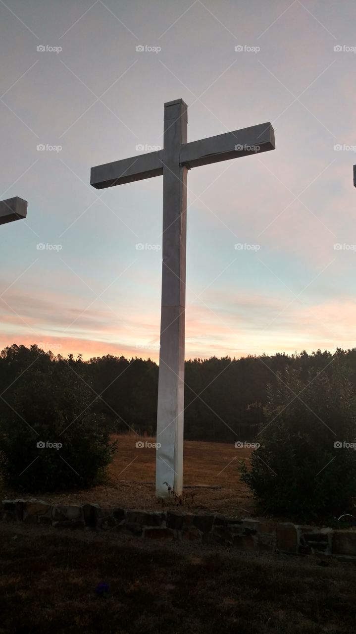 Sunset Crosses
