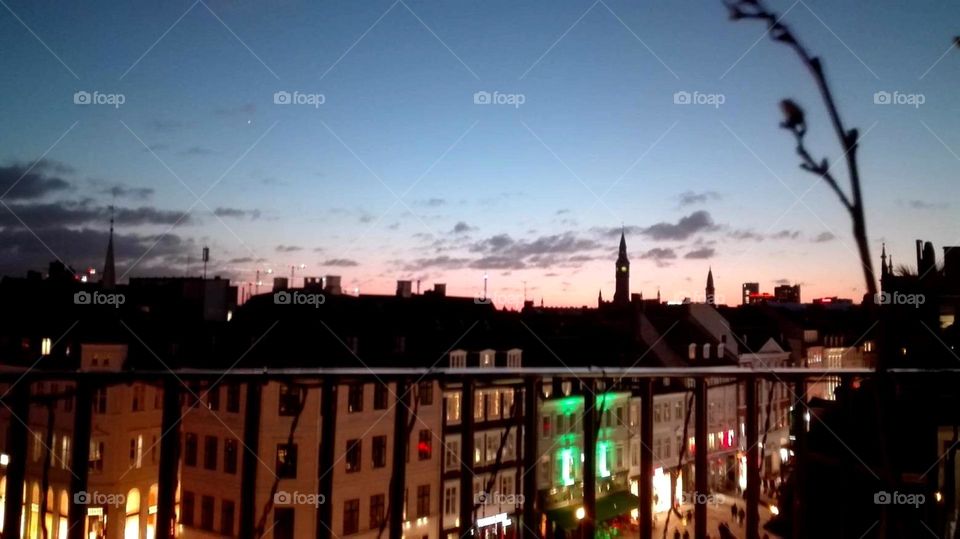 Copenhagen at night