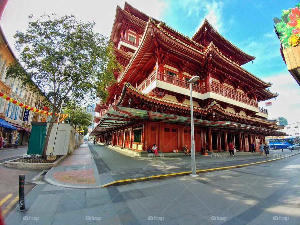 Buddha Tooth Temple, Chinatown. Singapore