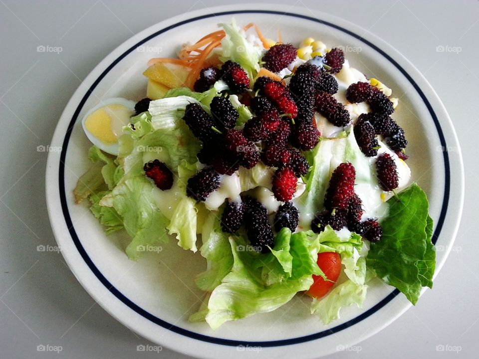 salad fruit and vegetable