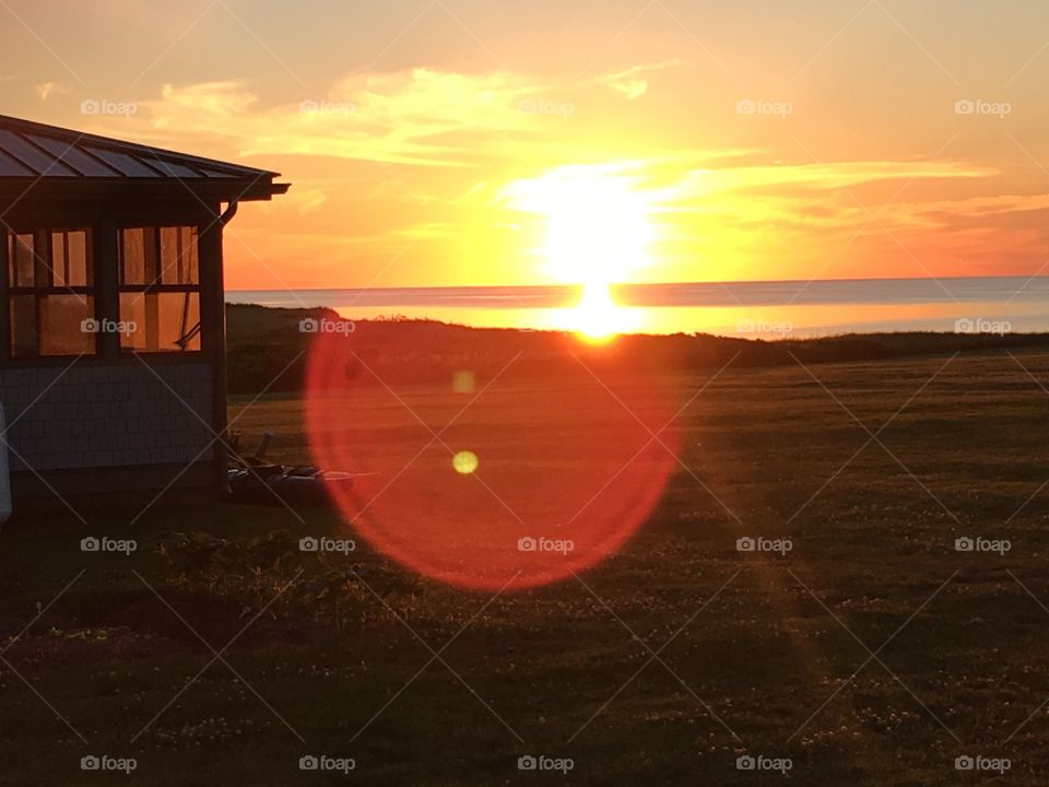 Sunset on the Northumberland Strait