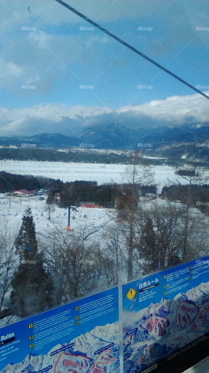 Snowboarding in Nagano