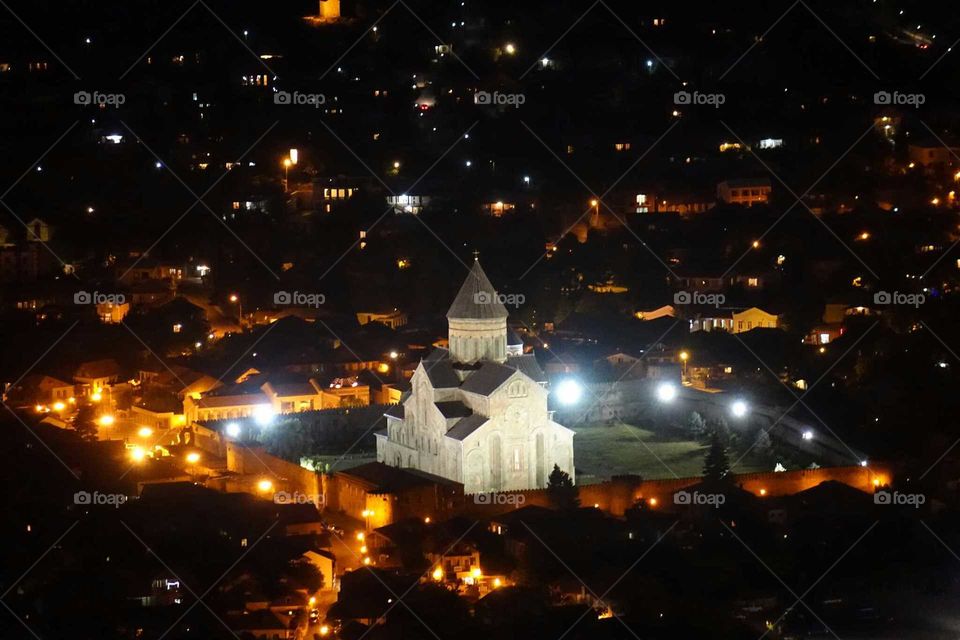 Night view at Mtsheta