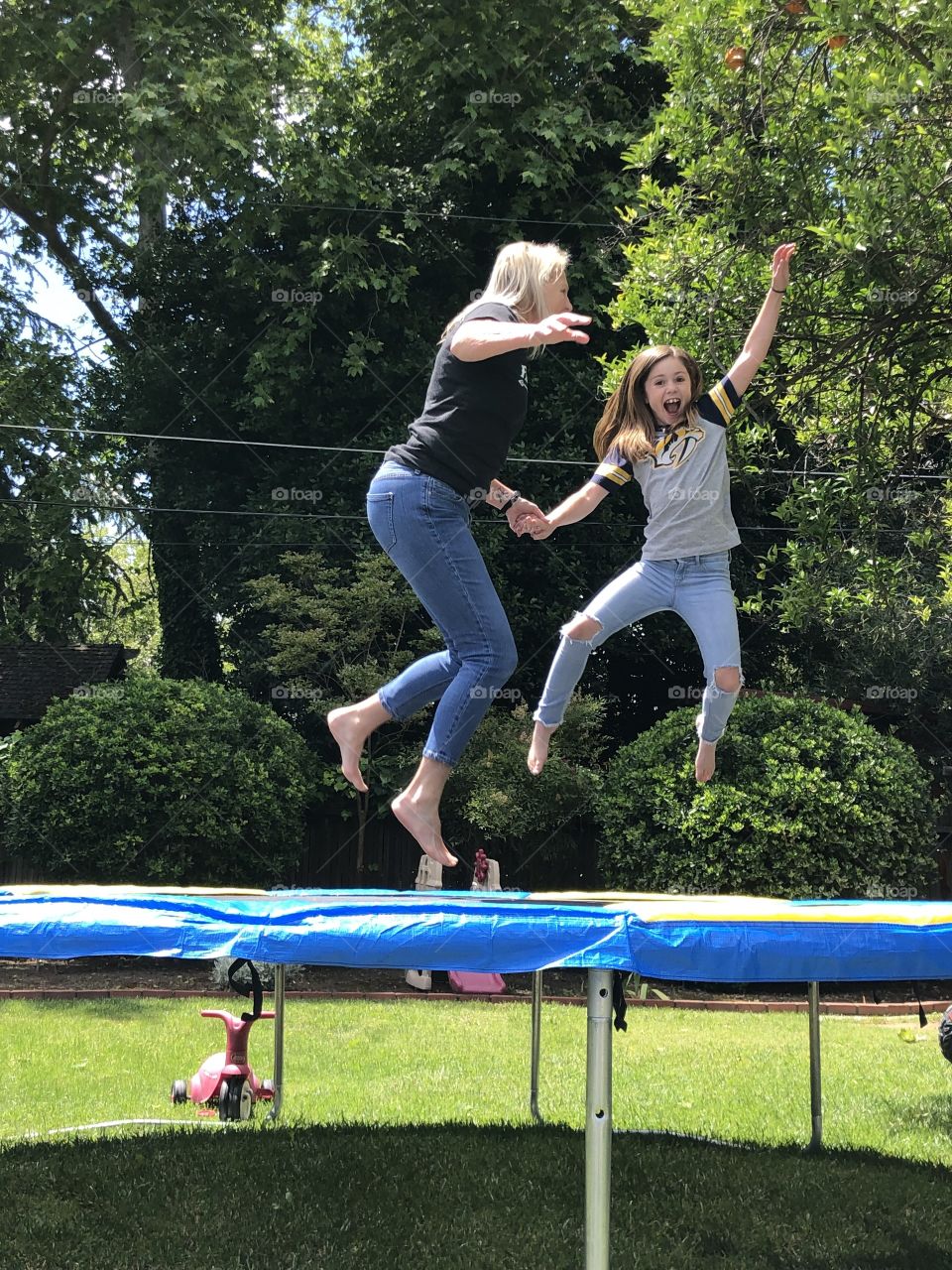 Trampoline fun
