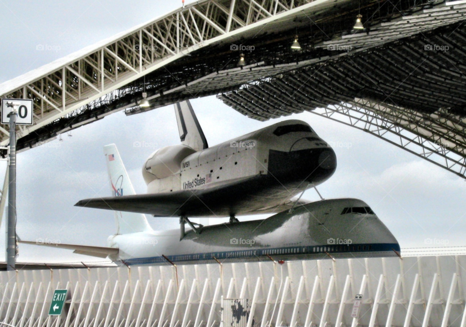 nasa 747 hanger jfk airport by vincentm