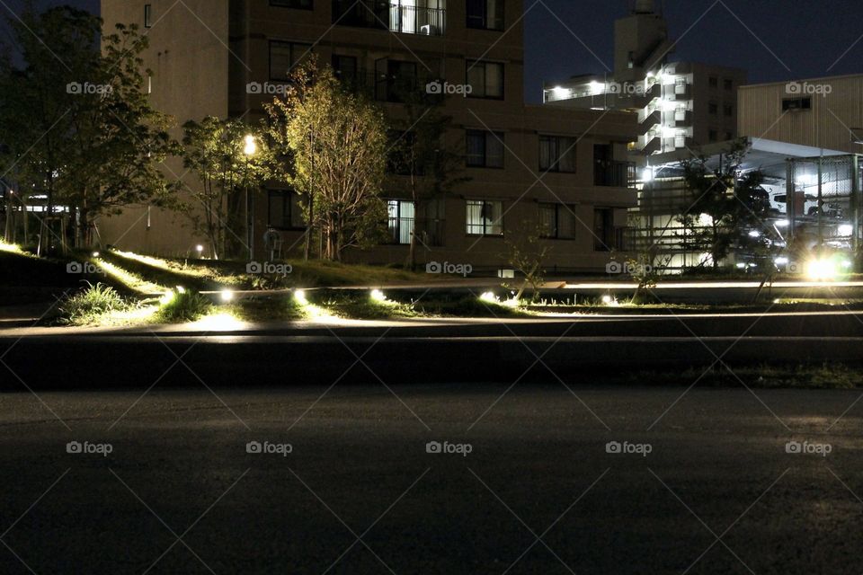 Light paths near mansion