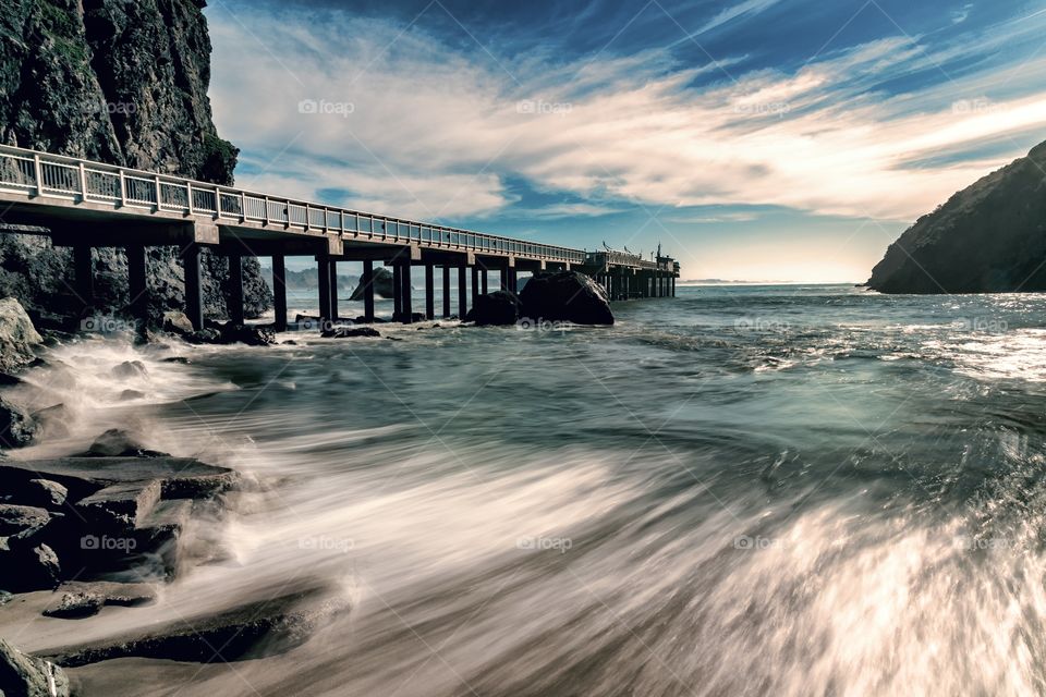 Pier over the sea