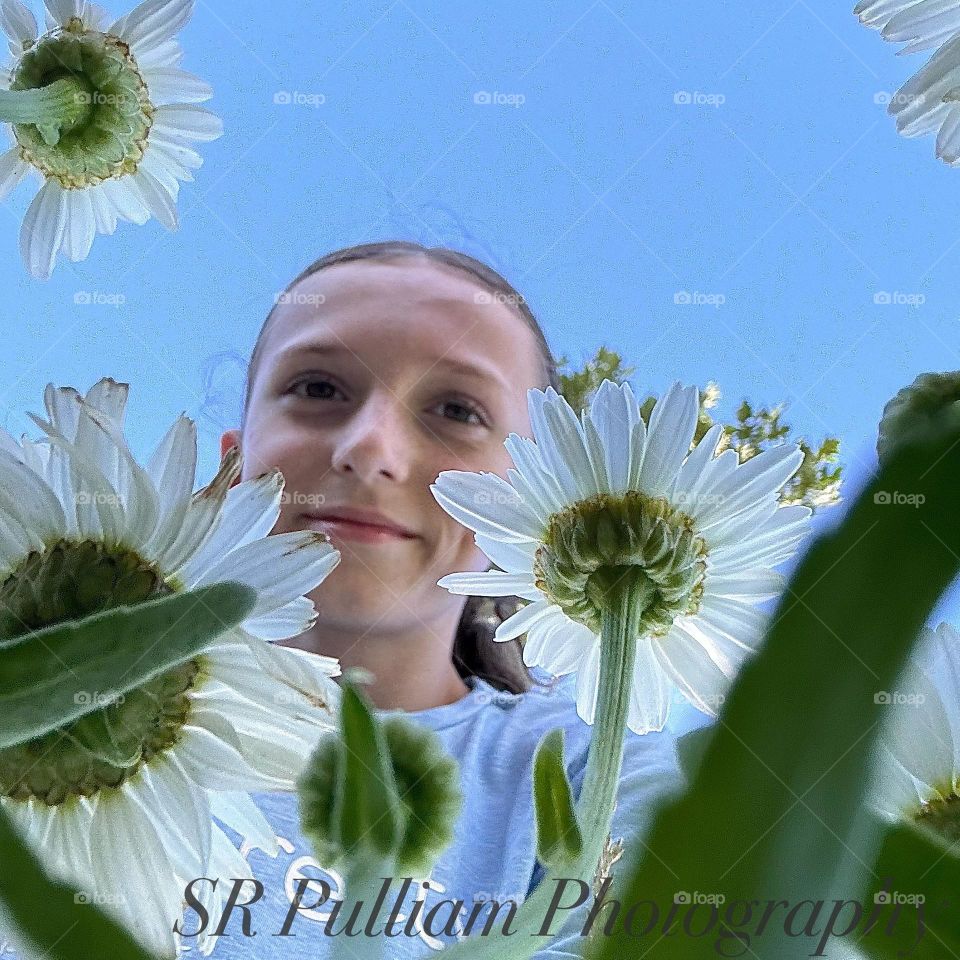 Preteen with Nature 
