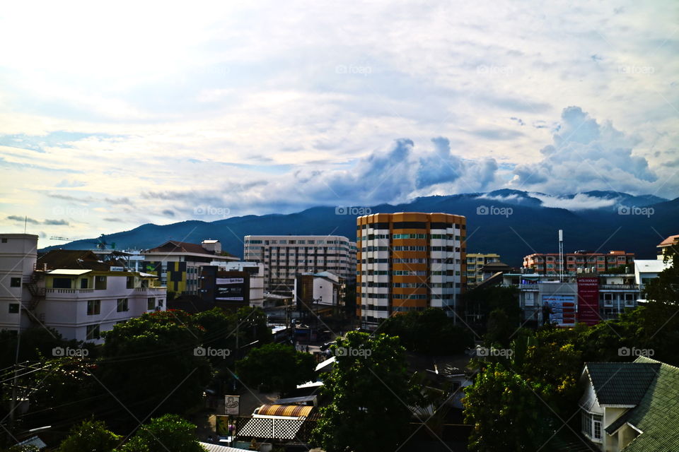 View from my home Chiangmai Thailand 