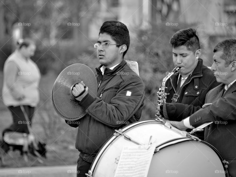 musician in the street