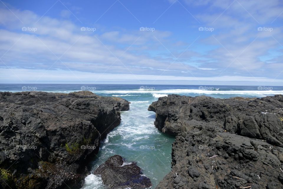 Cape Perpetua, located on the Oregon coast.