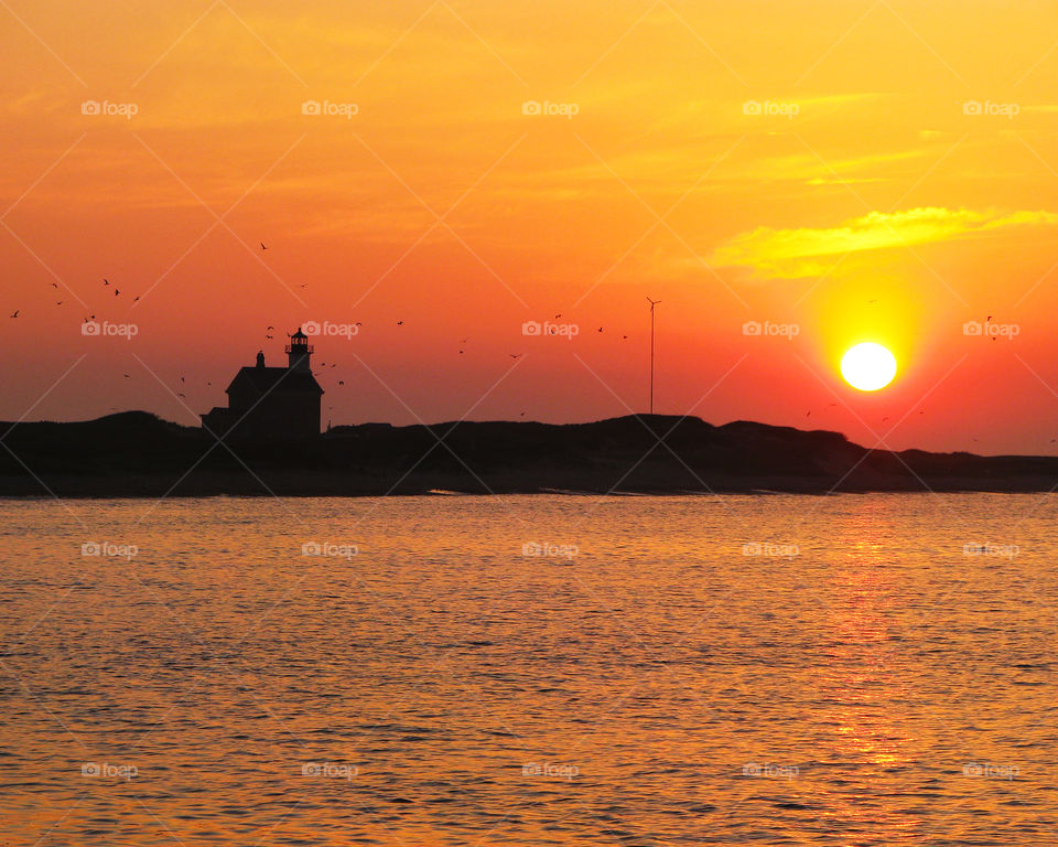 Sunset on Block Island