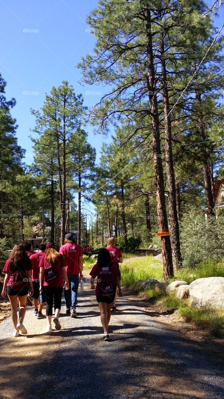 camp teach. Camp teach is for education majors at ASU. this was after we went on the zipline