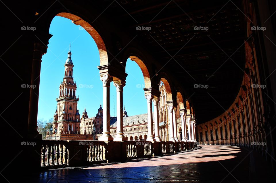 plaza de Espana. breathtaking architecture