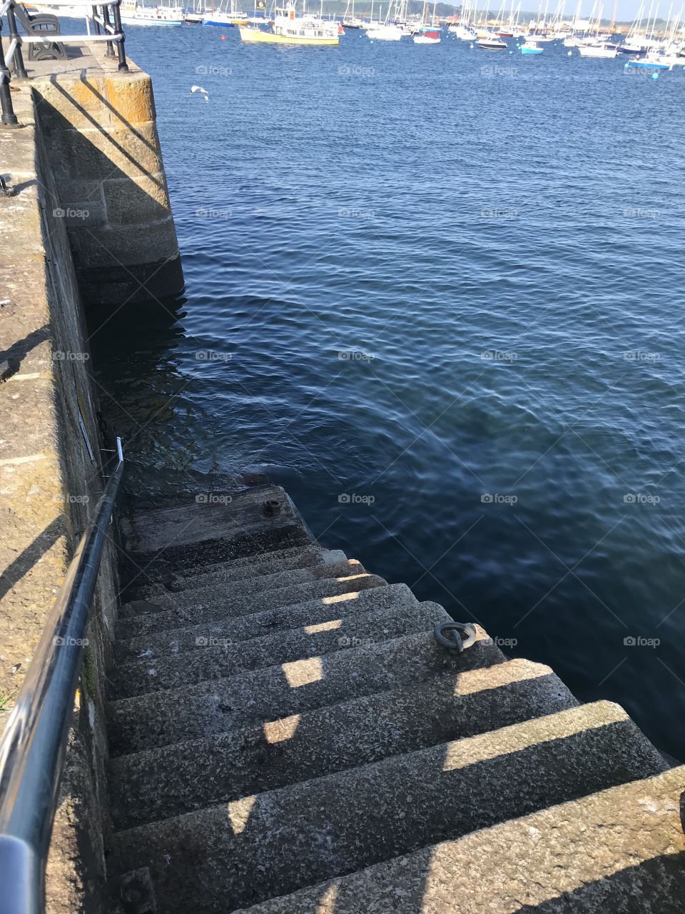 A landing station or jetty one of many fine examples to be found in Falmouth in Cornwall.