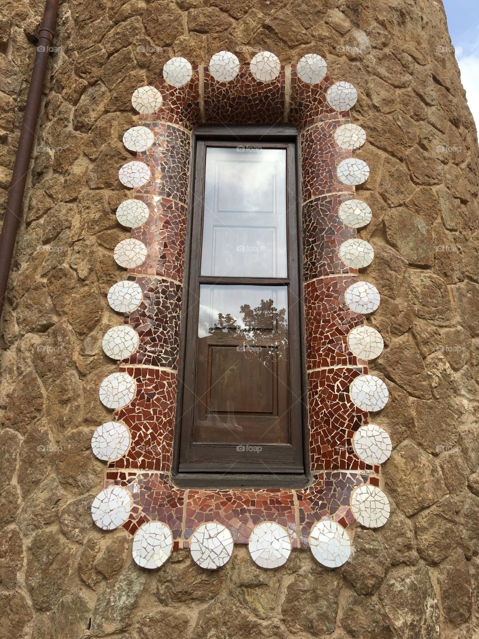 Window at gaudi park house 