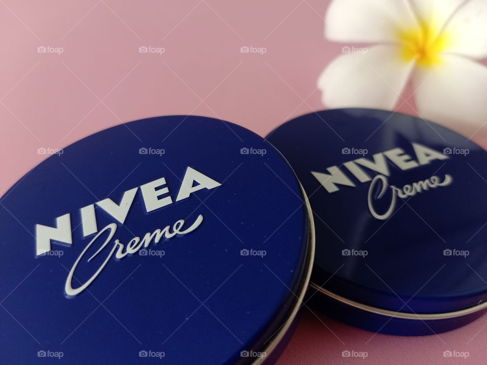 Beautiful Flower with NIVEA