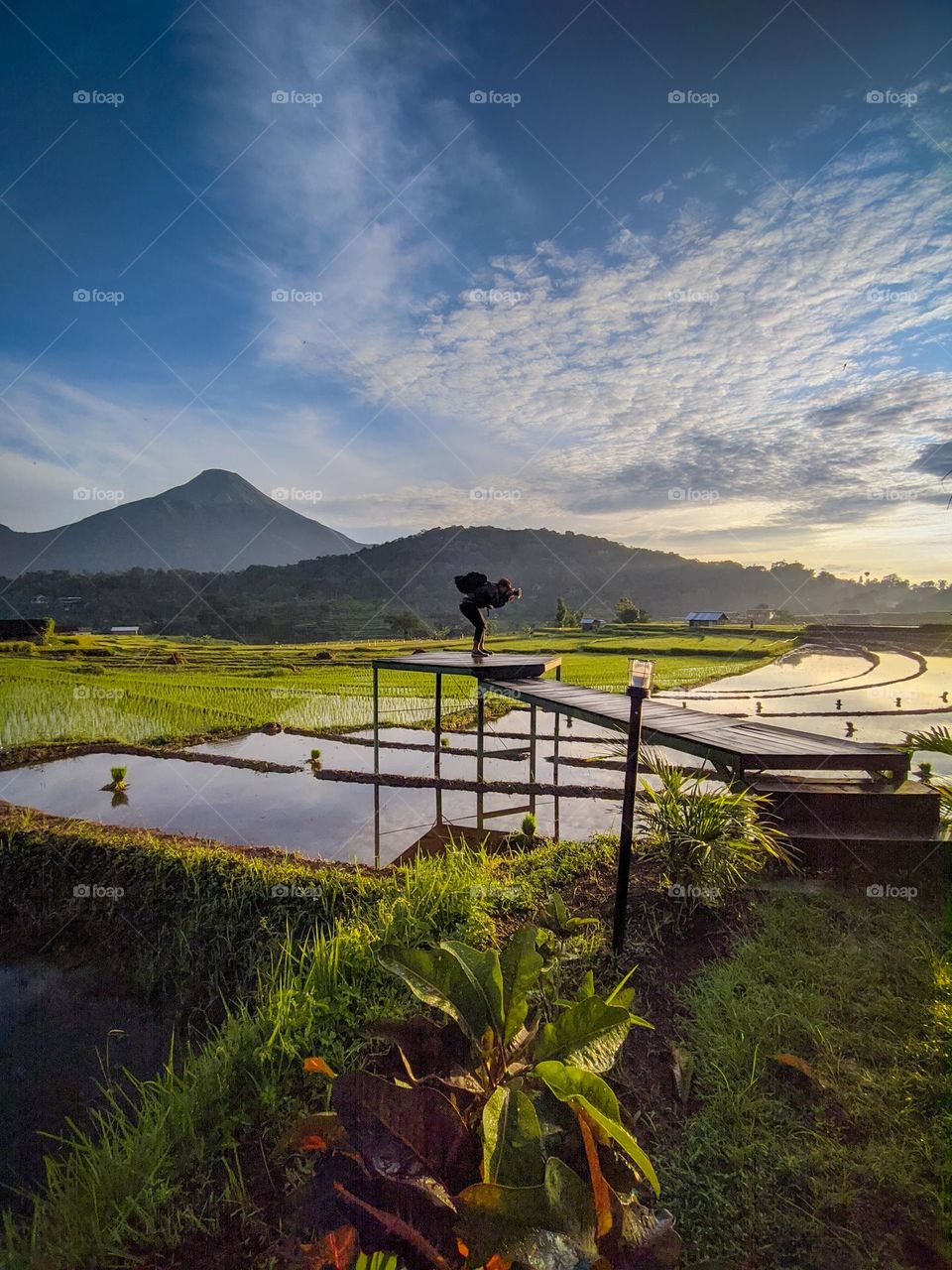 Sunny weather in the mountains
