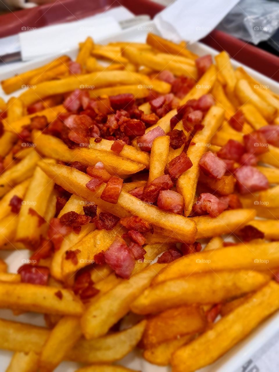 Fritas com Bacon