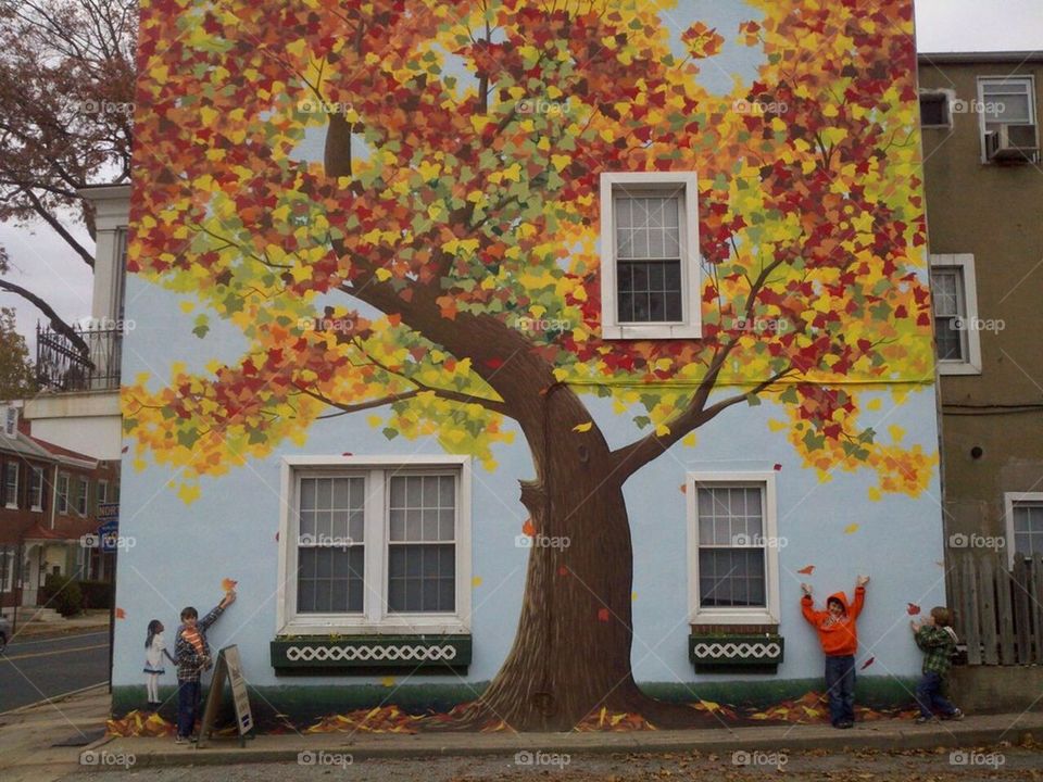 Tree mural