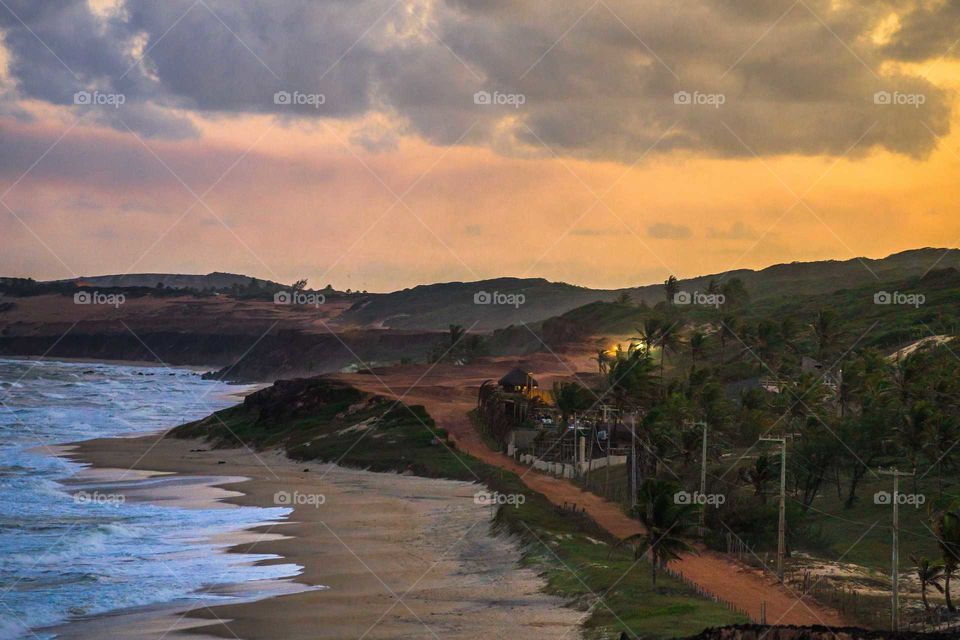 los atardeceres y sus colores