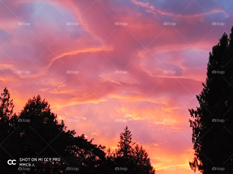 sunset and evening series