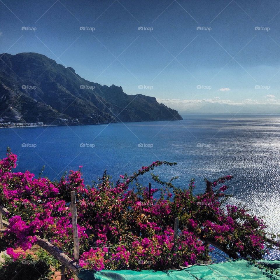 Amalfi coast view
