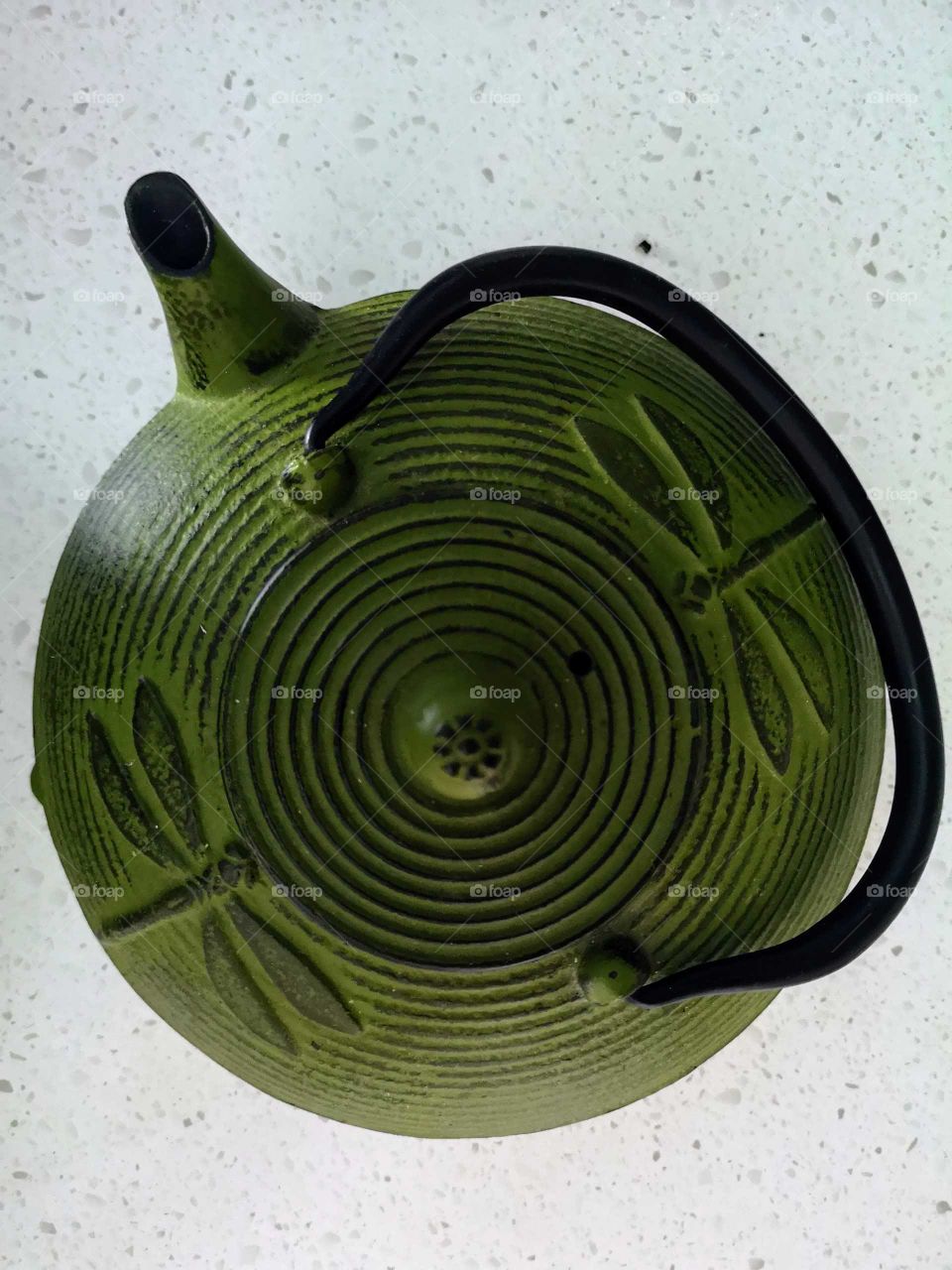 japanese green teapot