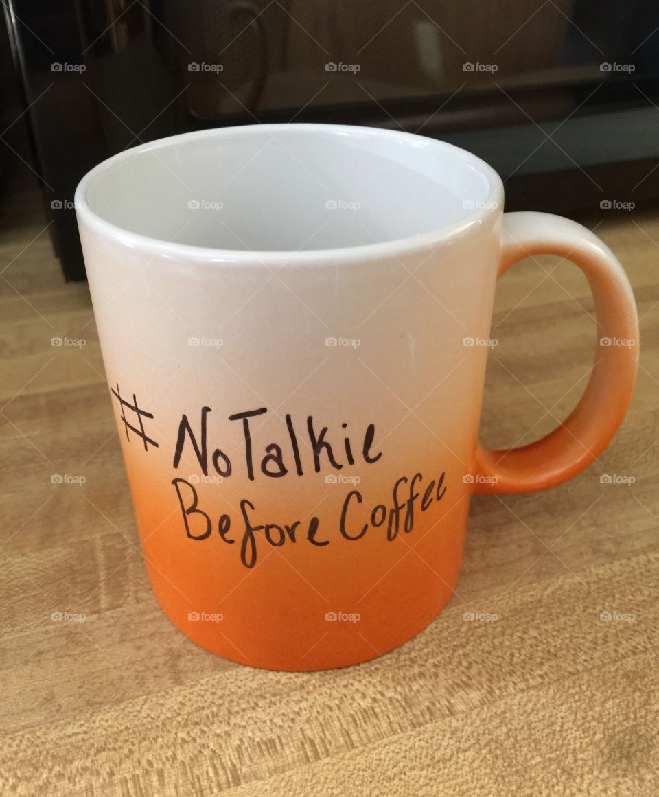 No Talkie Before Coffee