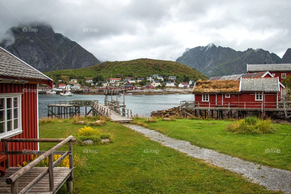 Reine fishing village