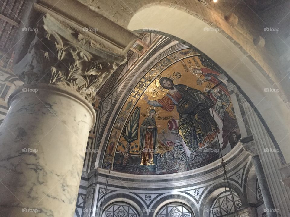 Chiesa di San Miniato al Monte Firenze , Mosaico 