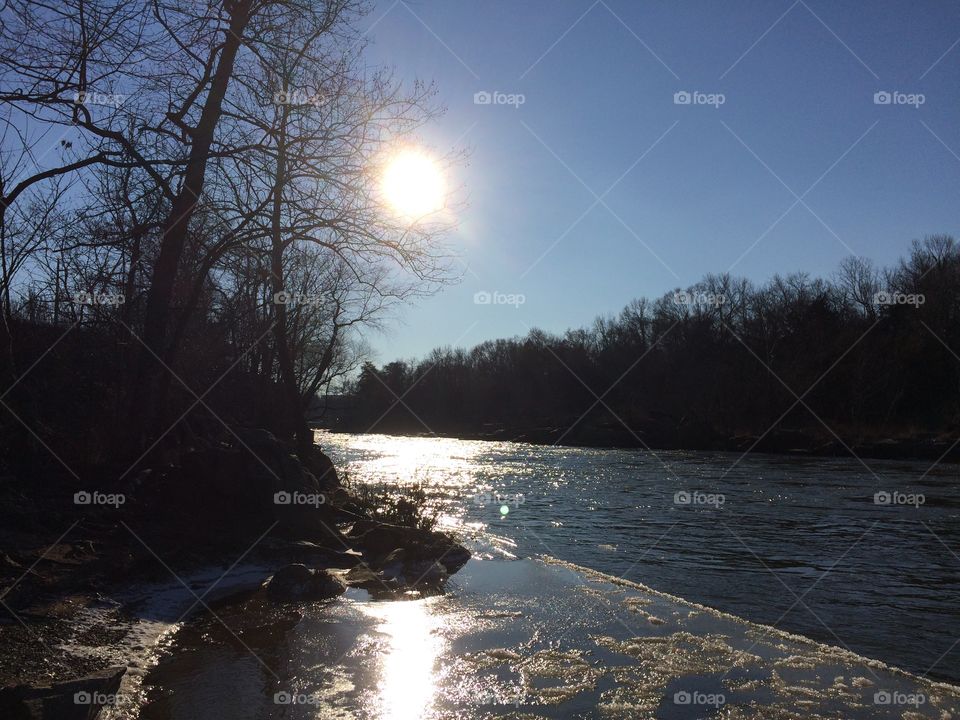 Late Afternoon River Glow