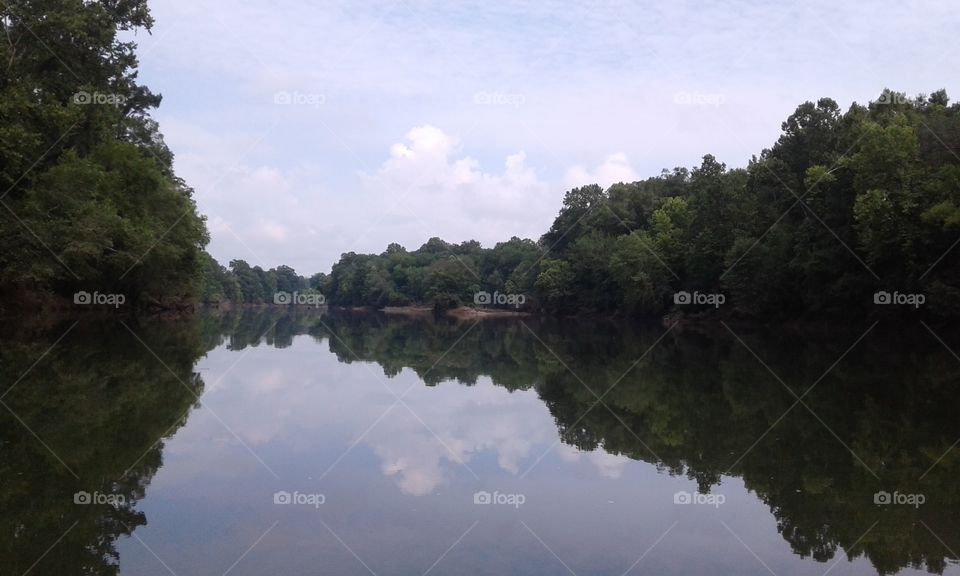 River reflection