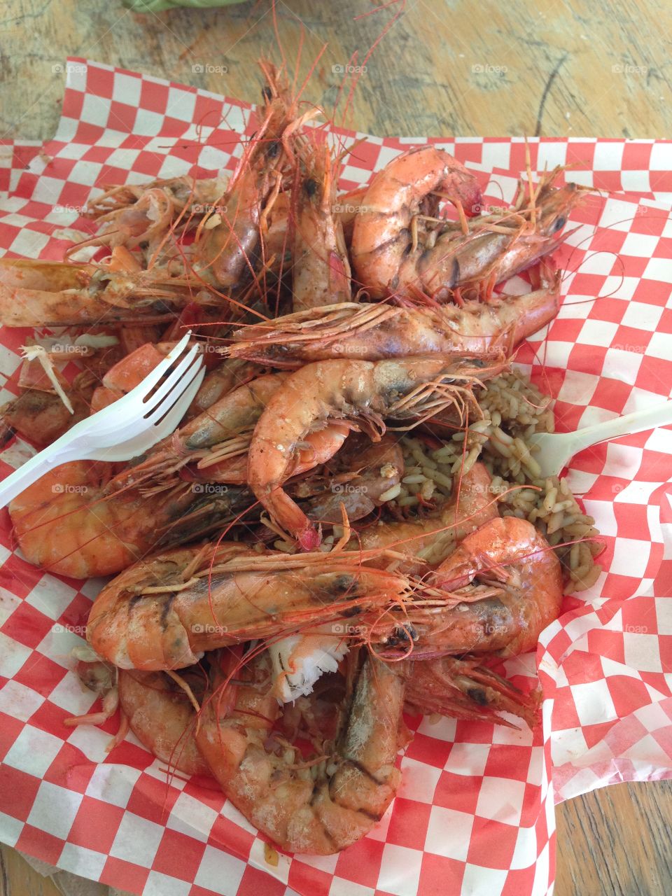 Shrimp delight. Little River shrimp fest 2015 a huge event with fresh seafood and vendors.  A great event for family and  vacationers  