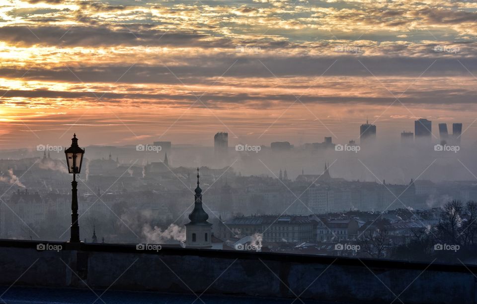 City, Architecture, Sunset, Dawn, No Person