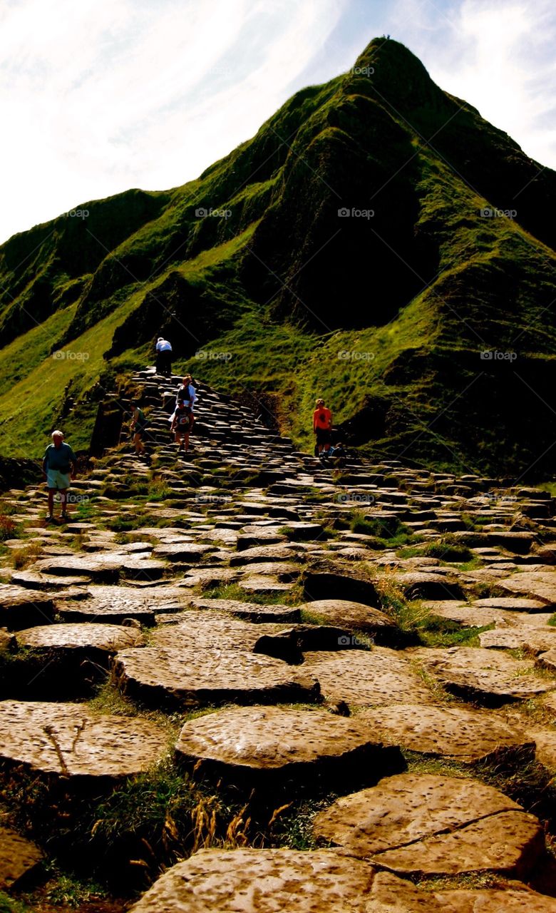 Giant's Causeway- one of the seven world wonders. Located in Northern Ireland.