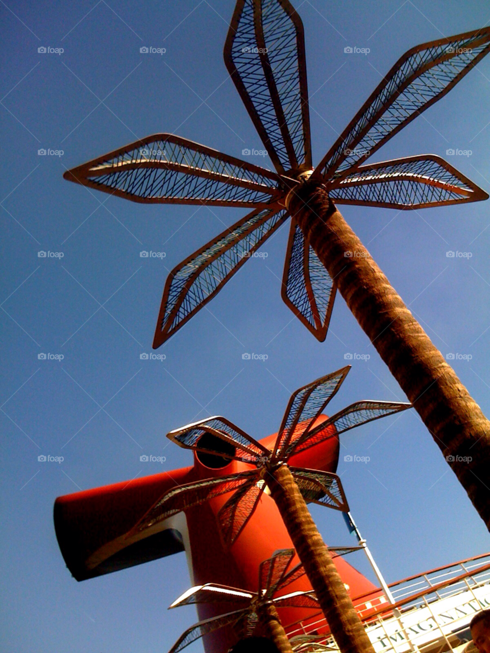 carnival outdoor palm boat by jmsilva59