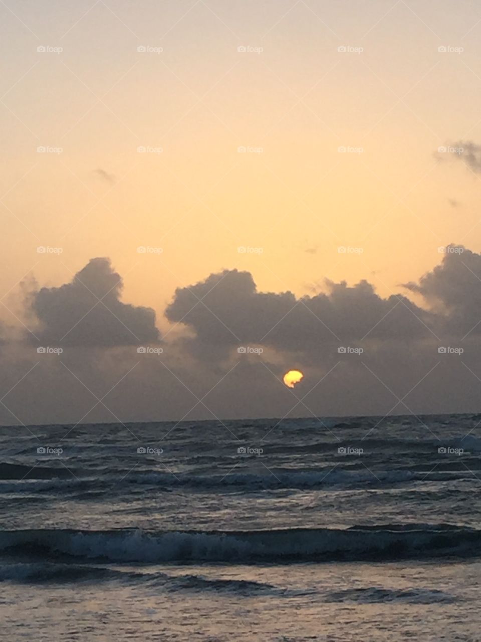 Sunrise at south padre beach 