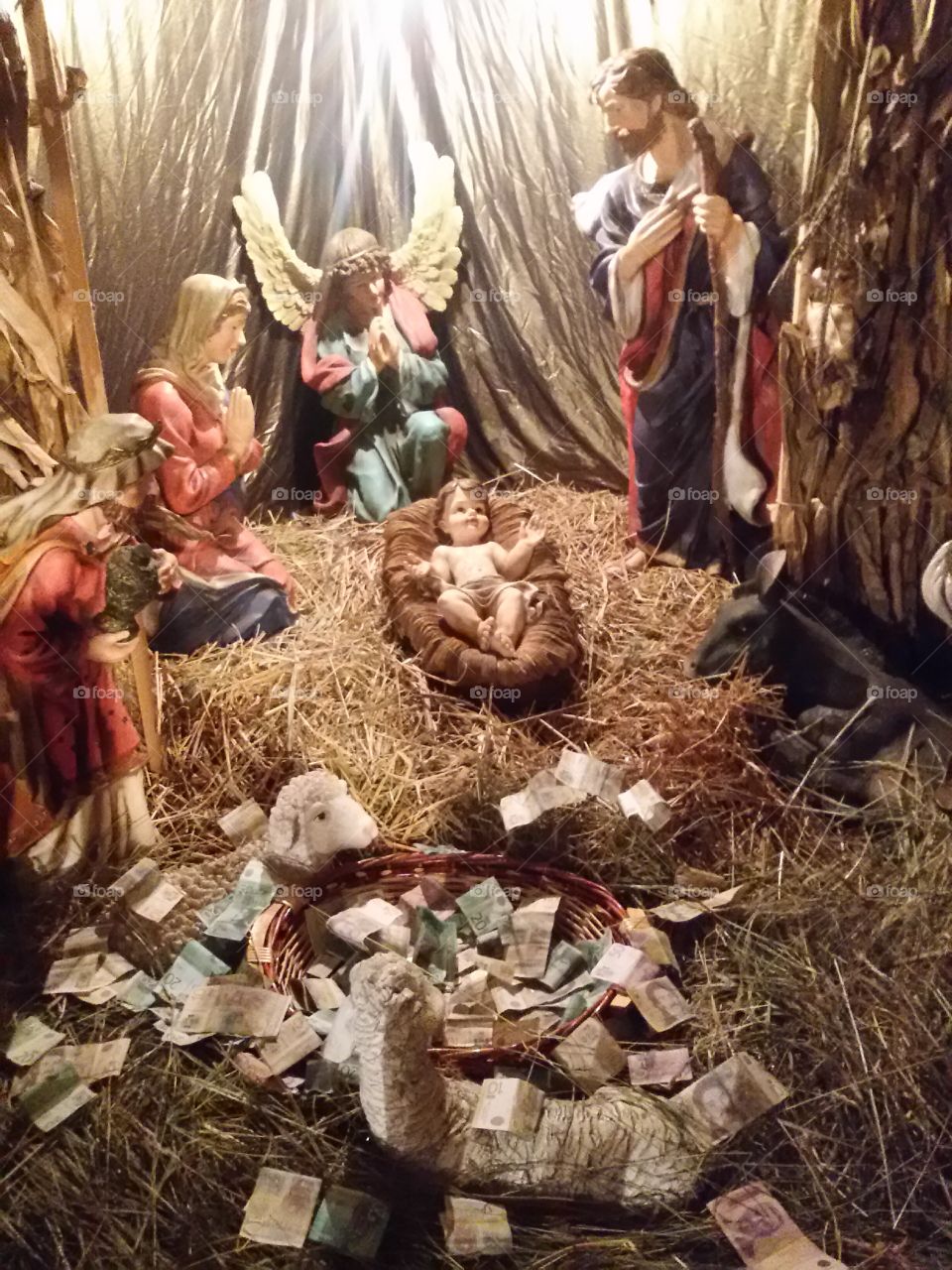 Baby jesus christmas new year