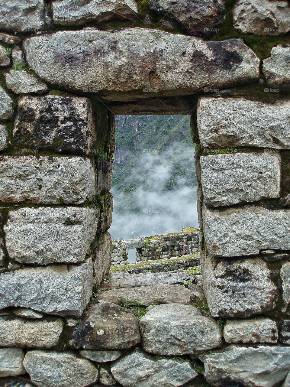 An Inca Window Machu Picchu Peru