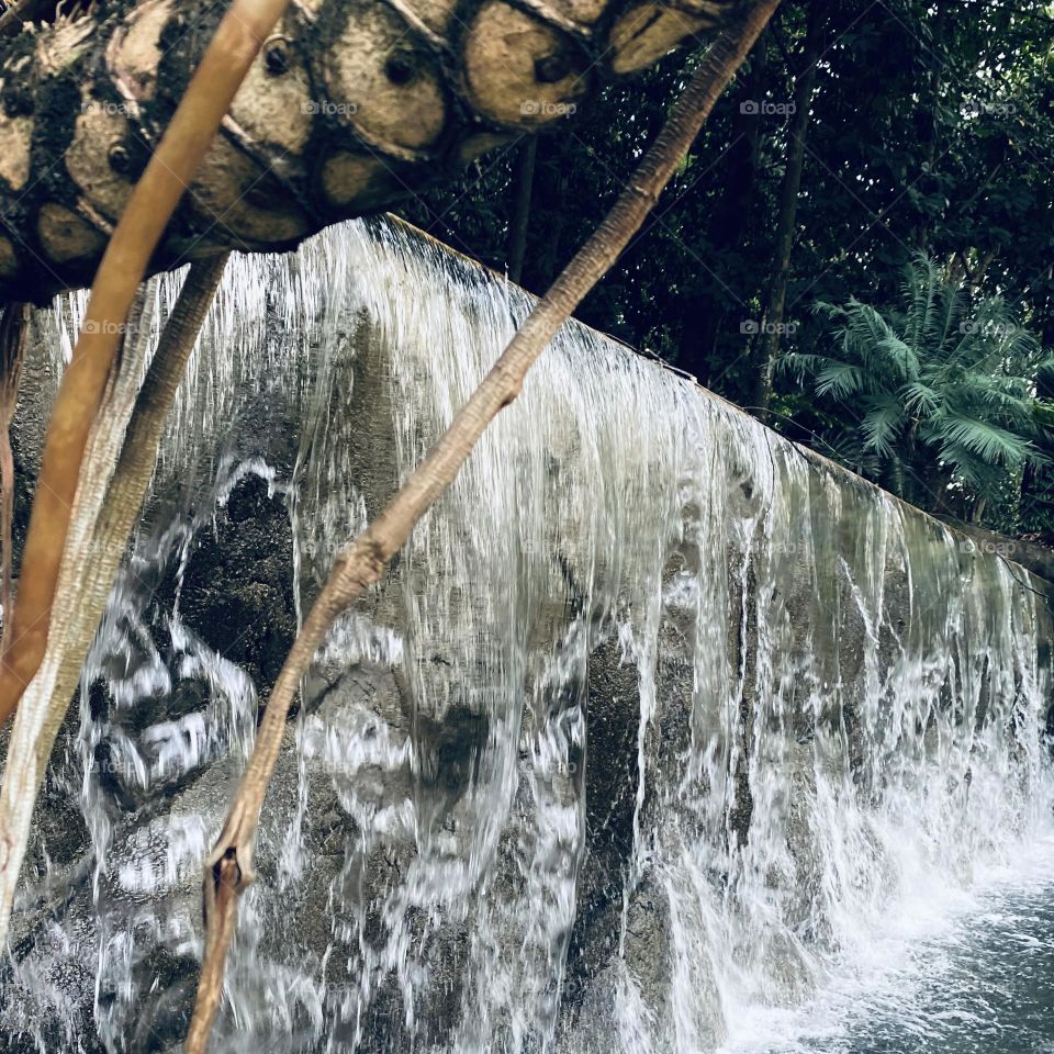 Motion of the moving water