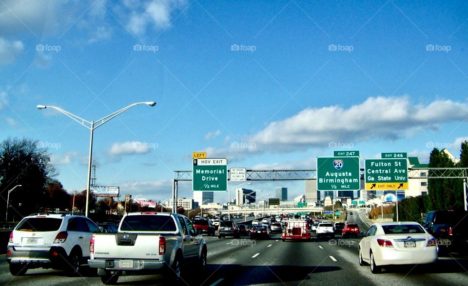I-20 in Atlanta, Georgia