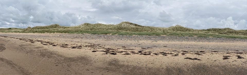 A view of a beach at the Lake District 
