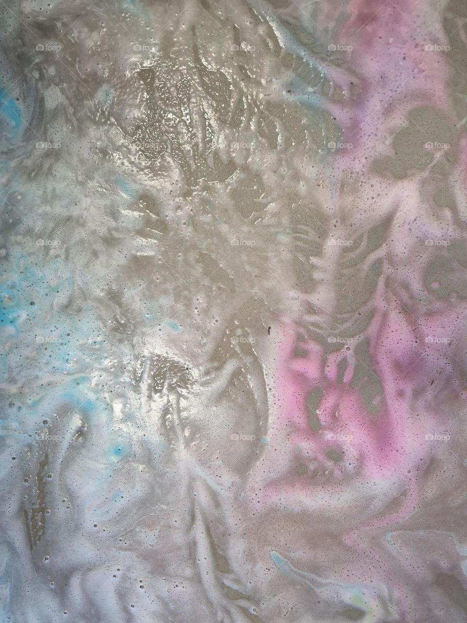 color soap pink and blue