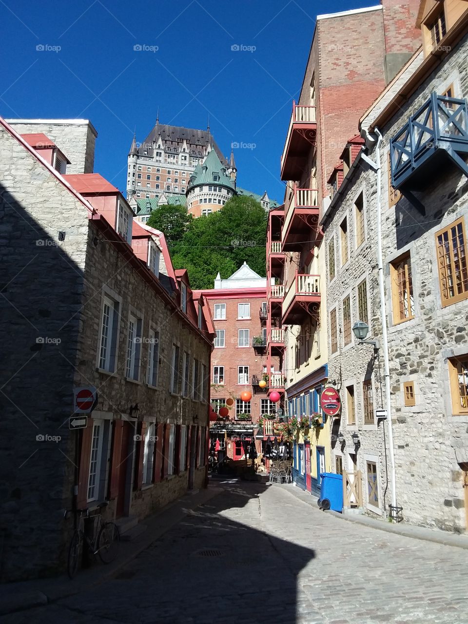 Québec street.  Canada