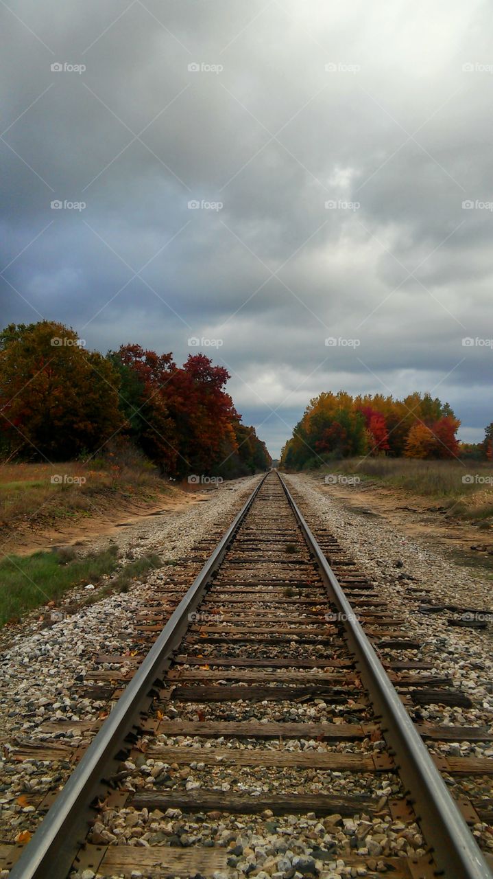 Railway, Locomotive, No Person, Track, Railroad Track